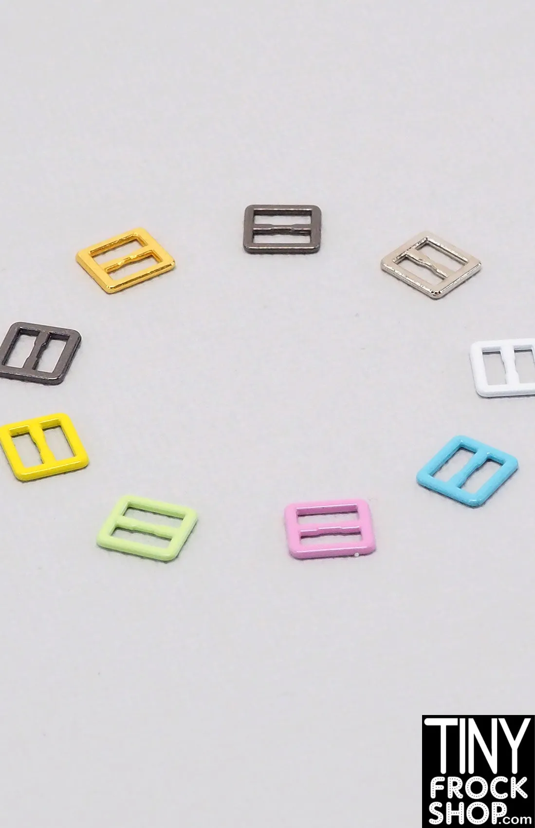 6mm 12" Fashion Doll Candy Colored Small Buckles