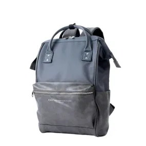 Anello Premium Clasp Backpack Regular in Grey