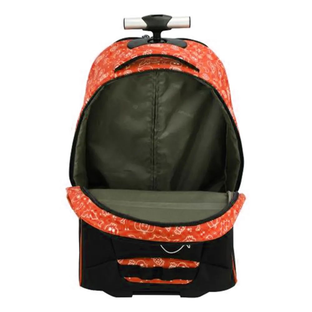 Bestlife School Halloween Theme Rolling Backpack