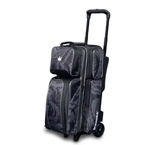 Brunswick Punisher Triple Roller Grey Bowling Bag