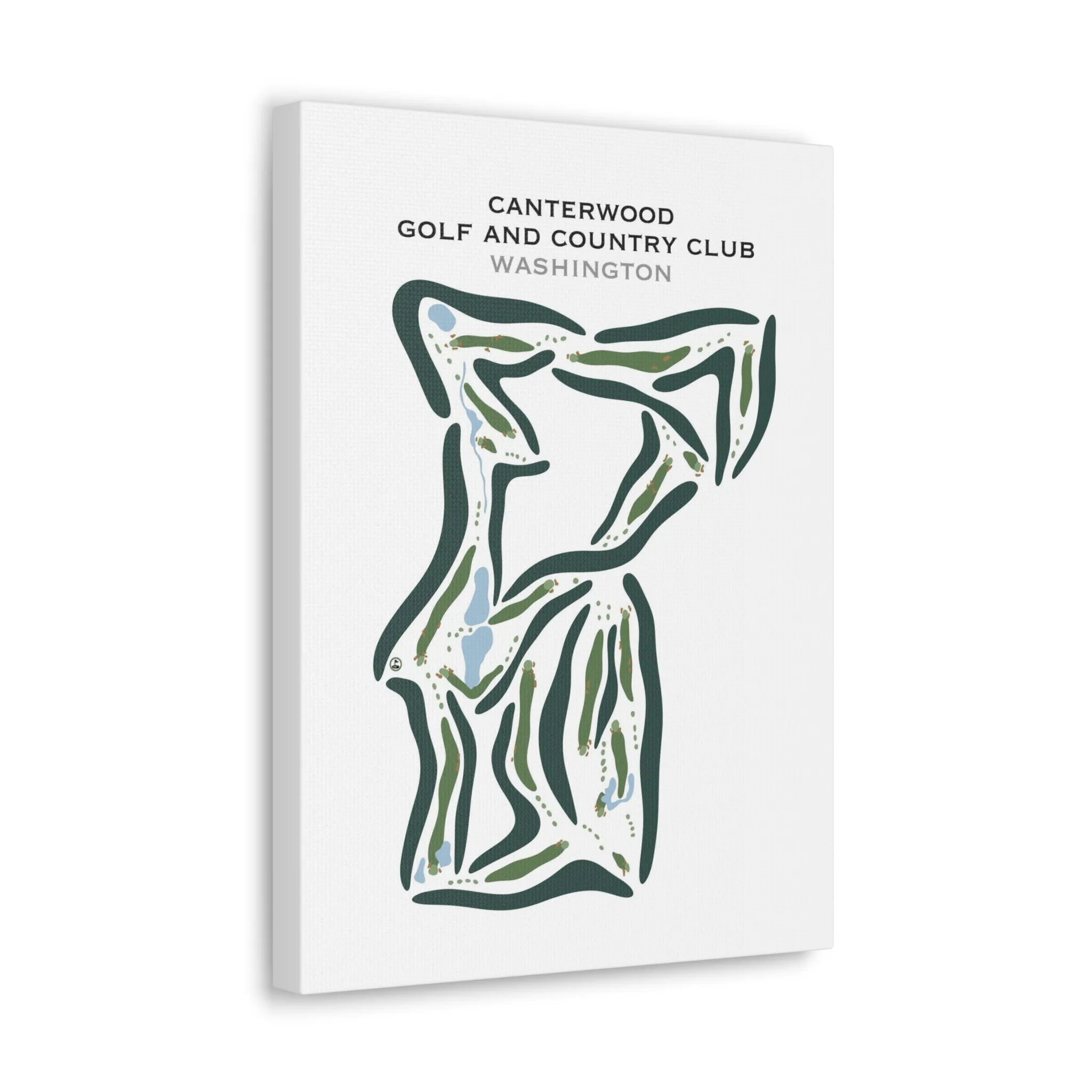 Canterwood Golf & Country Club, Washington - Printed Golf Courses