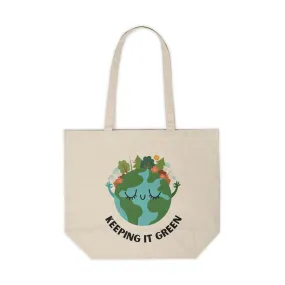 Canvas Shopping Tote: Keeping it green