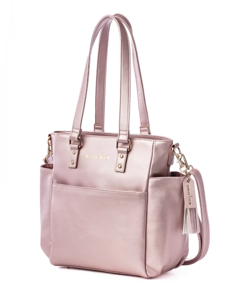 Carina Tote Bag - Pink Metallic