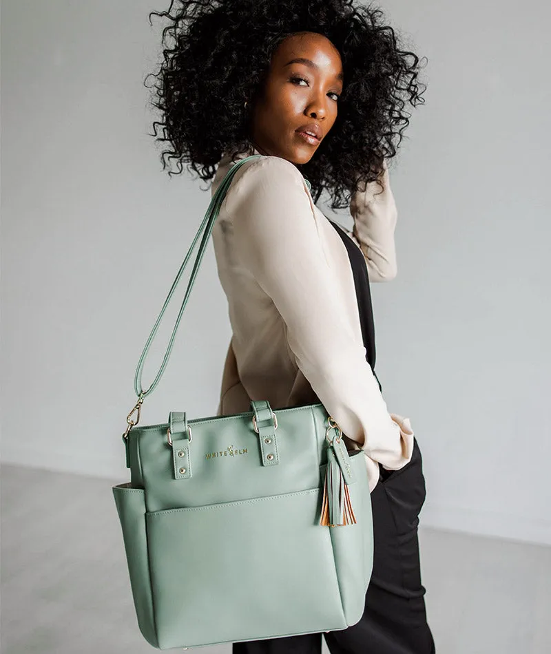 Carina Tote Bag - Seafoam