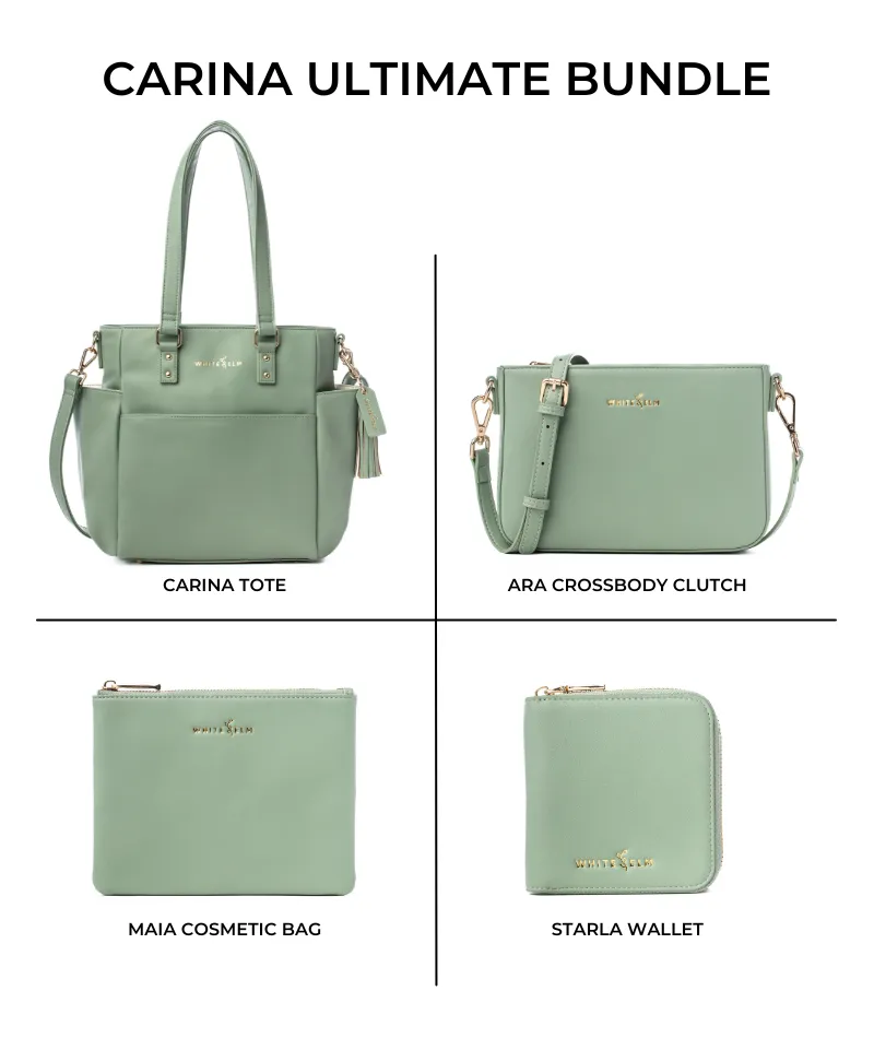 Carina Tote Bag - Seafoam