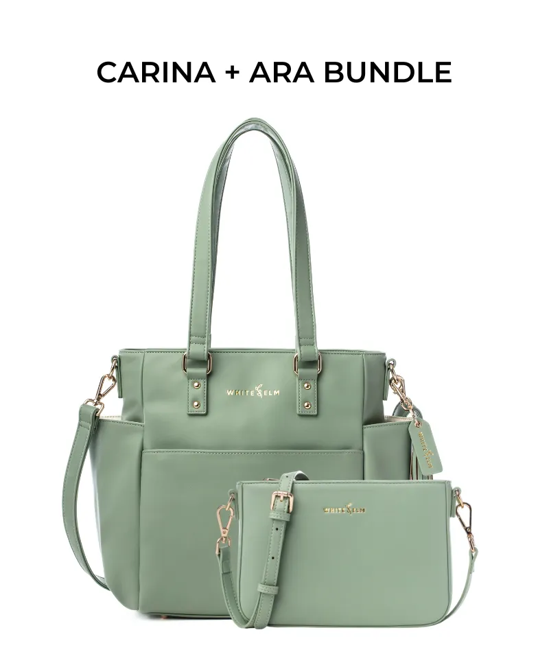 Carina Tote Bag - Seafoam