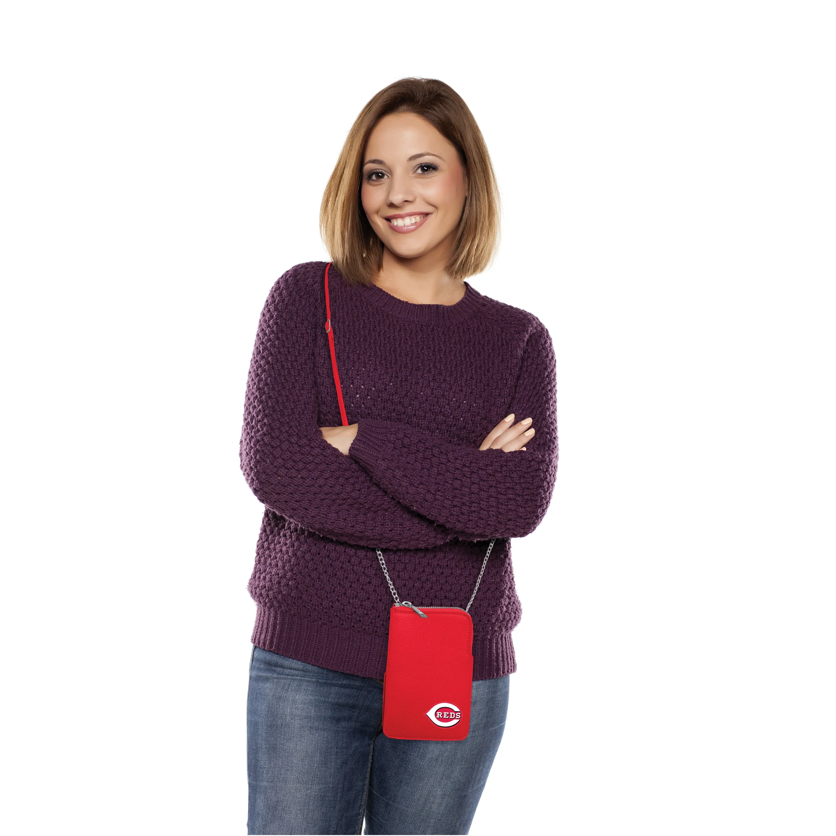 Cincinnati Reds Pebble Smart Purse