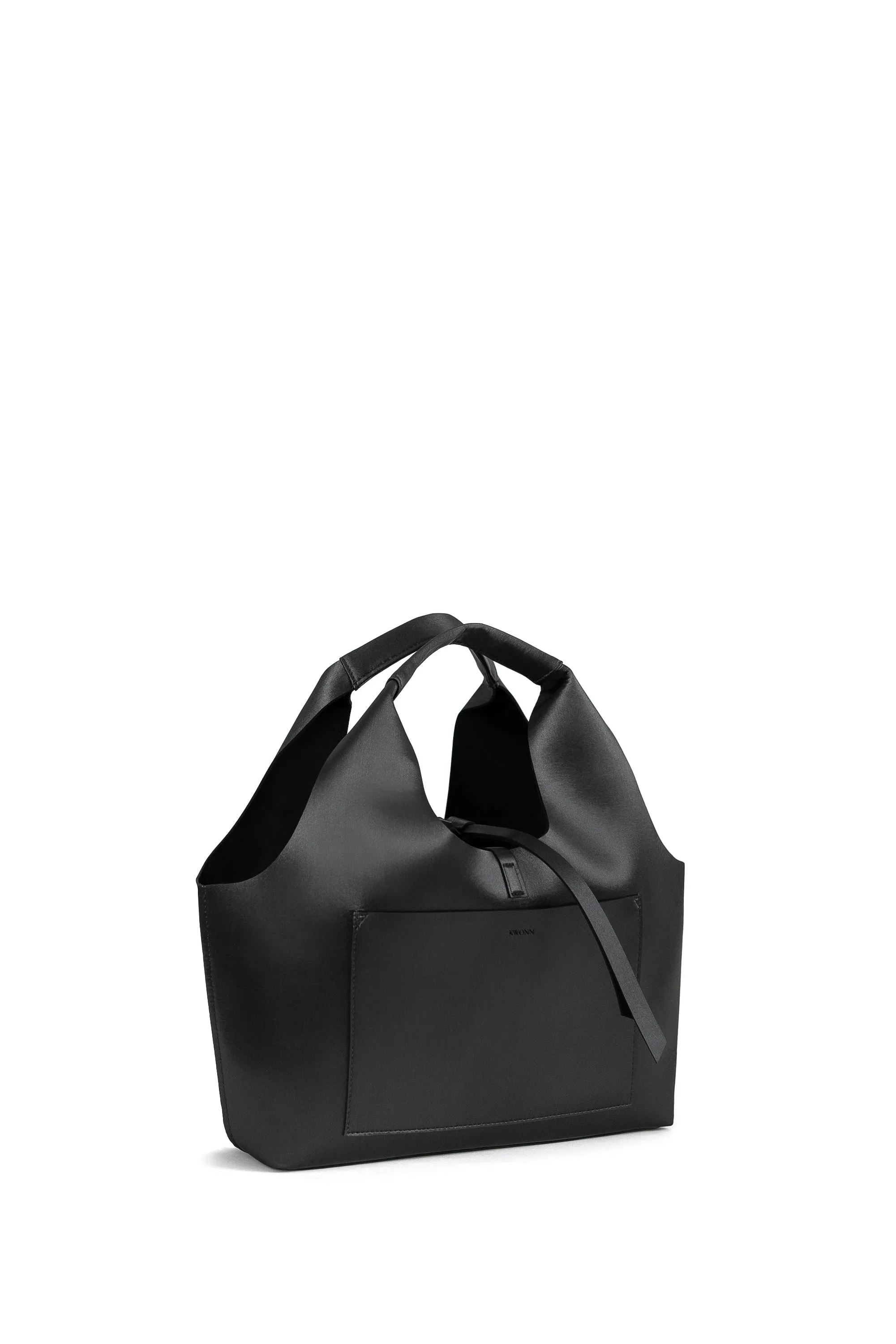 Coated Black Tote