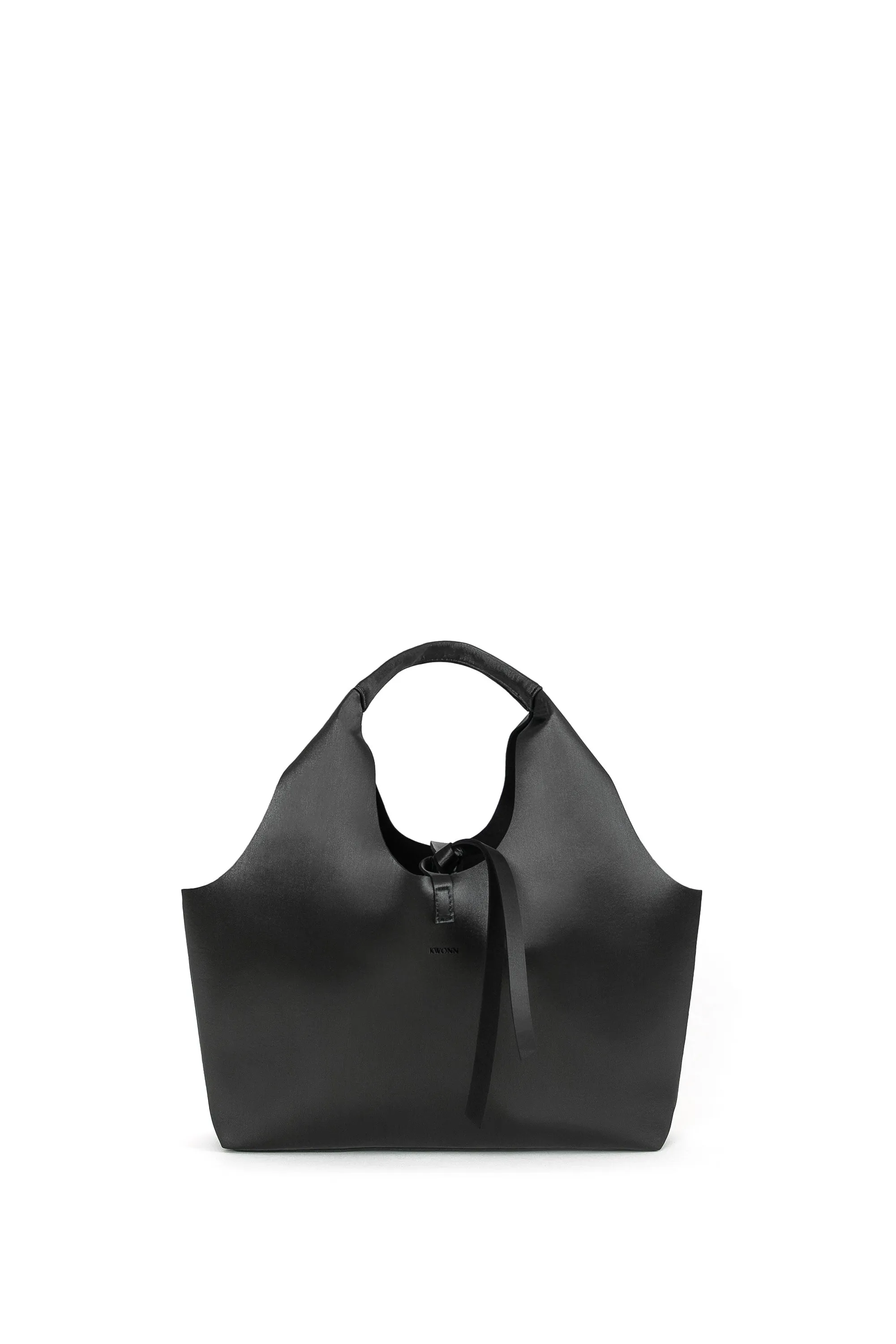 Coated Black Tote