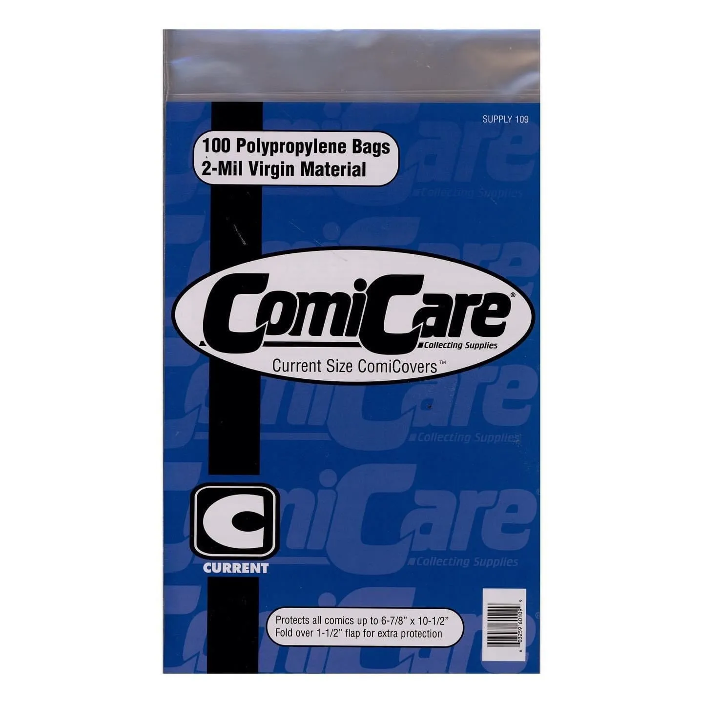 ComiCare Current Size Polypropylene ComiCovers (Pack of 100)