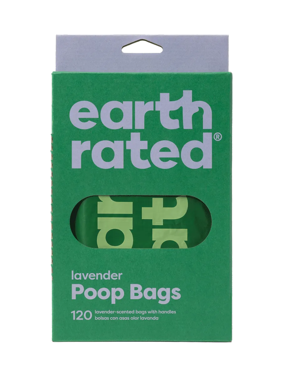 Earth Rated Lavender Scented Handle Waste Bags 120-Count