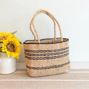 Elena Handbags Everyday Small Raffia Straw Handbag