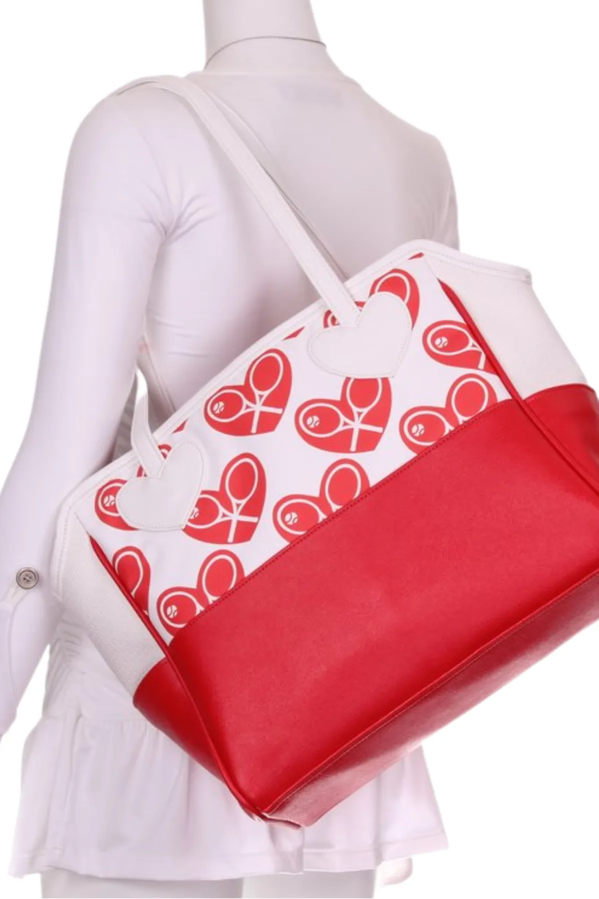 Heart on White Mini LOVE Tote