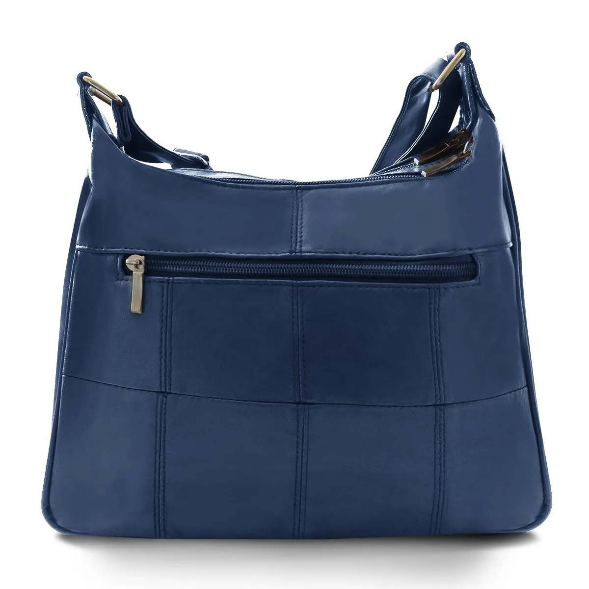 Lambskin Leather Purse - Navy Color