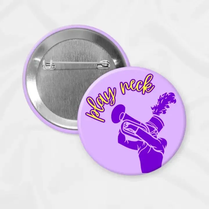 LSU Play Neck Gameday Button