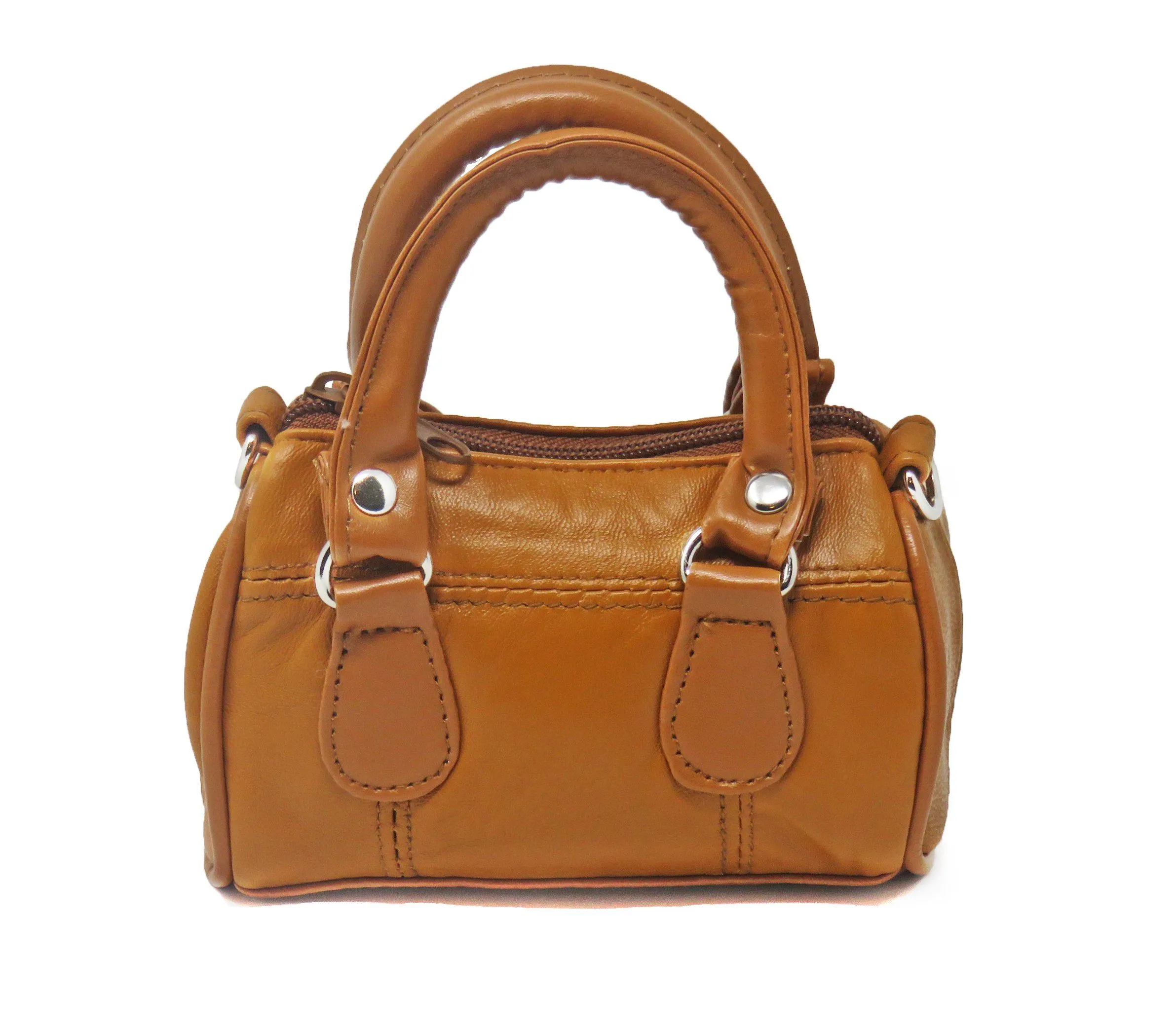 Mini Leather Satchel Handbag