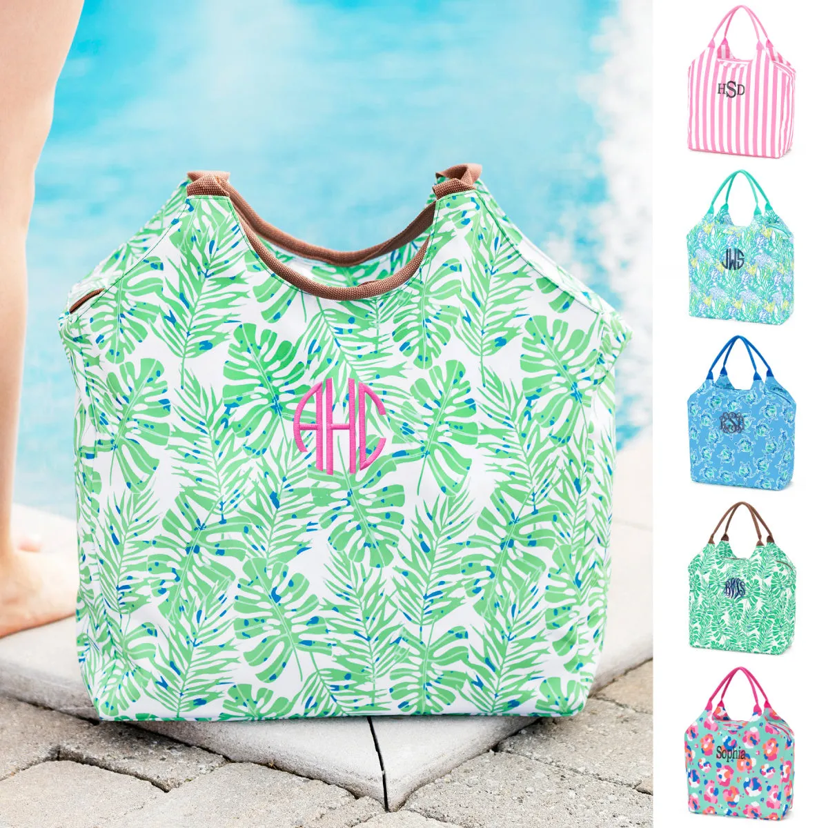 Personalized Large Beach Bag Oversized Pool Tote