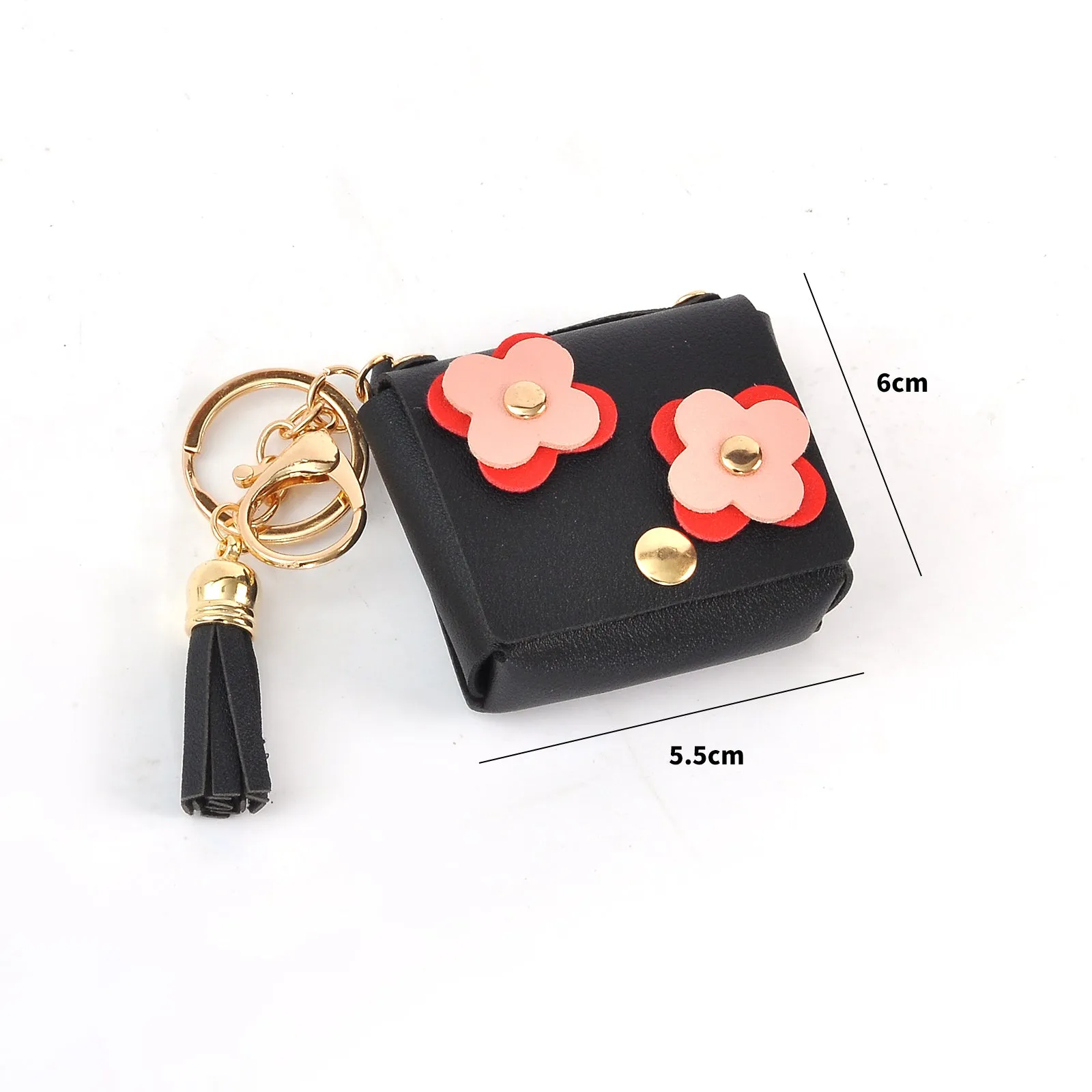 Stylish 2in1 Leather Keychain And Coinpouch