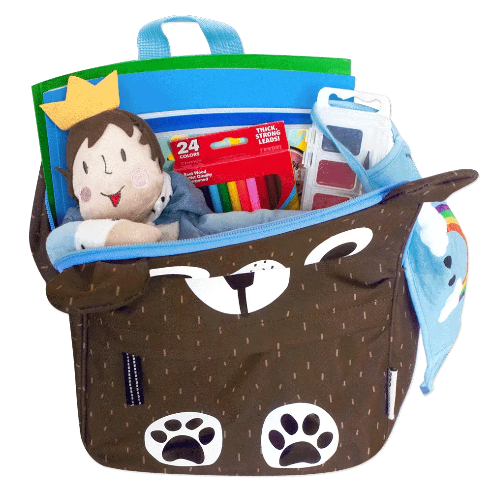 Toddler/Kids Everyday Square Backpack - Bosley the Bear